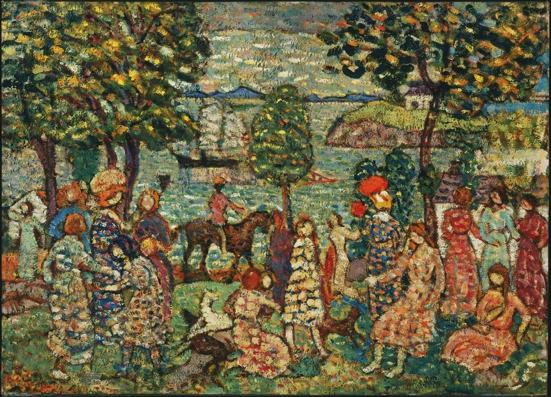 Fantasy 4 Wall Art by Maurice Prendergast - High-Resolution Digital Print