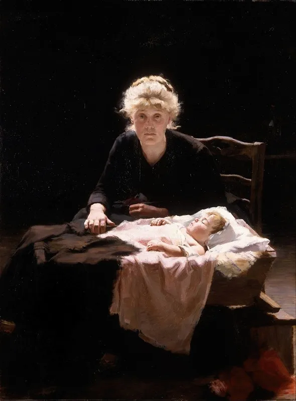 Fantine Wall Art by Margaret Bernadine Hall - High-Resolution Digital Print