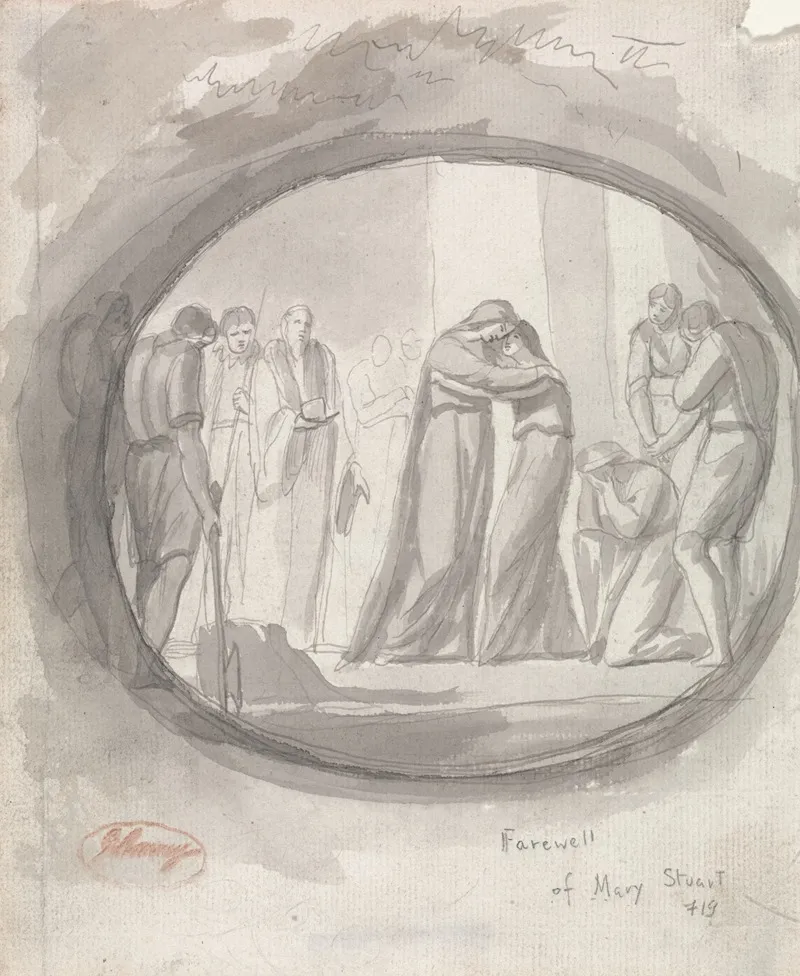 Farewell Of Mary Stuart Wall Art by George Romney - High-Resolution Digital Print