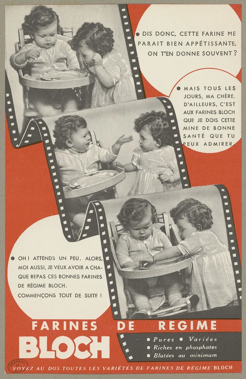 Farines De Regime Bloch Wall Art by Laboratoires Bloch - High-Resolution Digital Print