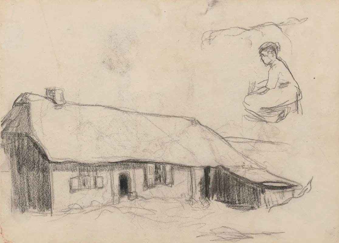 Farm And Milking Woman