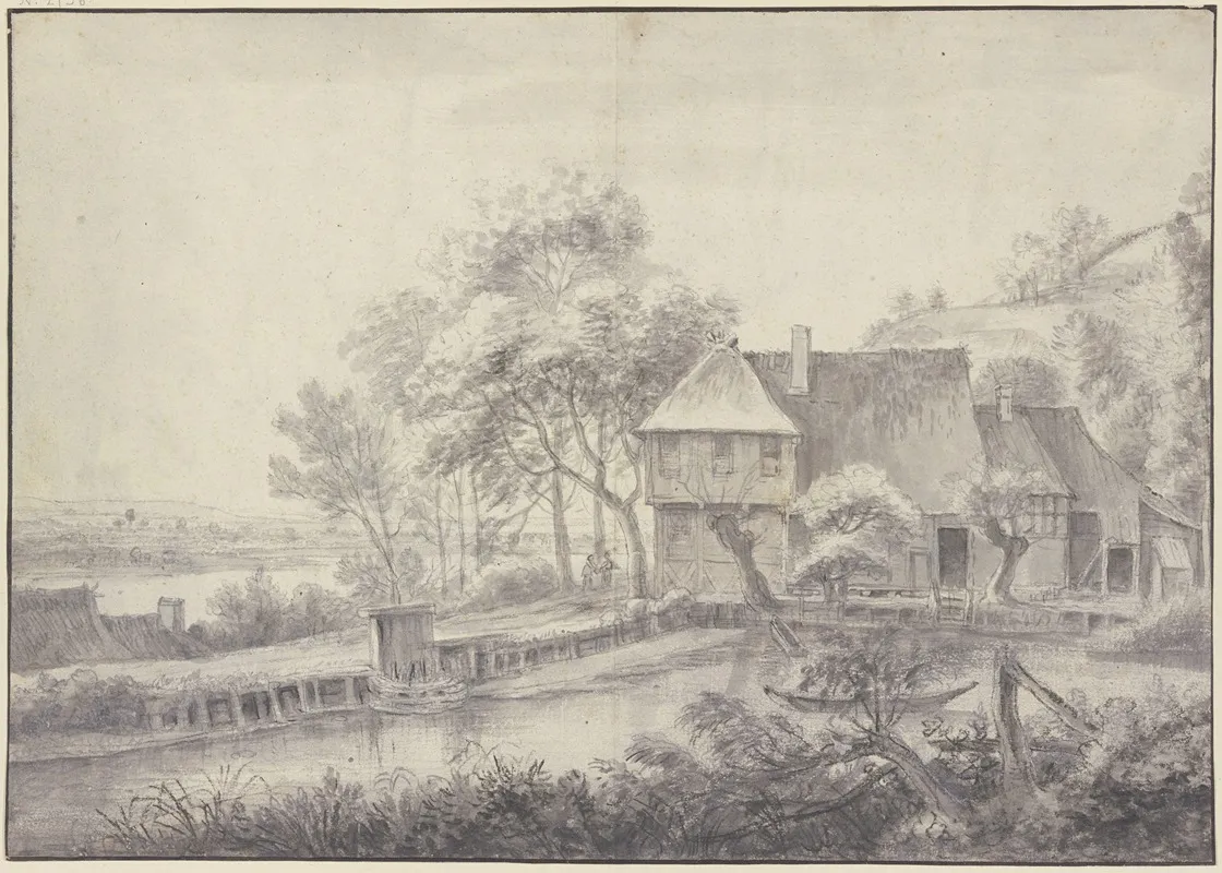 Farm At A Channel