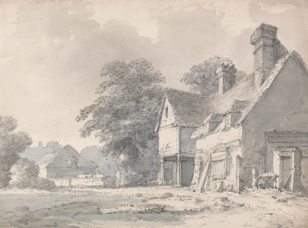Farm Building 2 Wall Art by John Monro - High-Resolution Digital Print