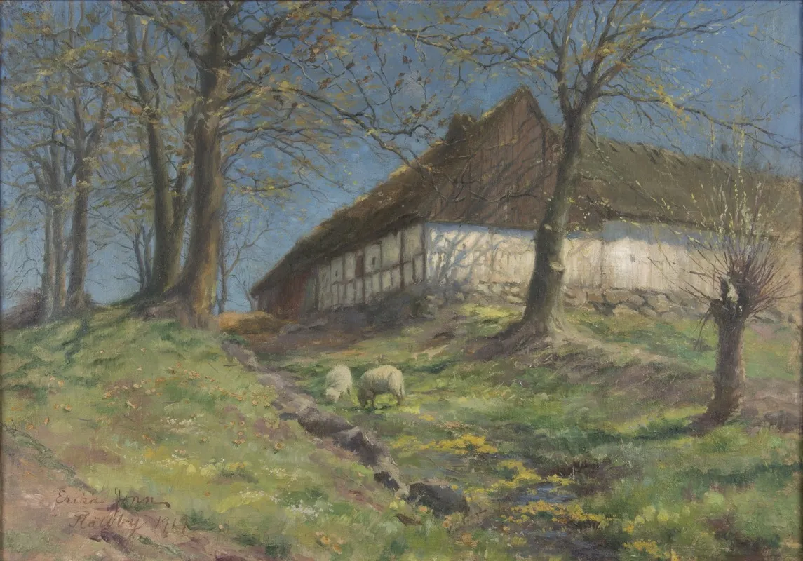 Farm In Skane Wall Art by Erika Jonn - High-Resolution Digital Print