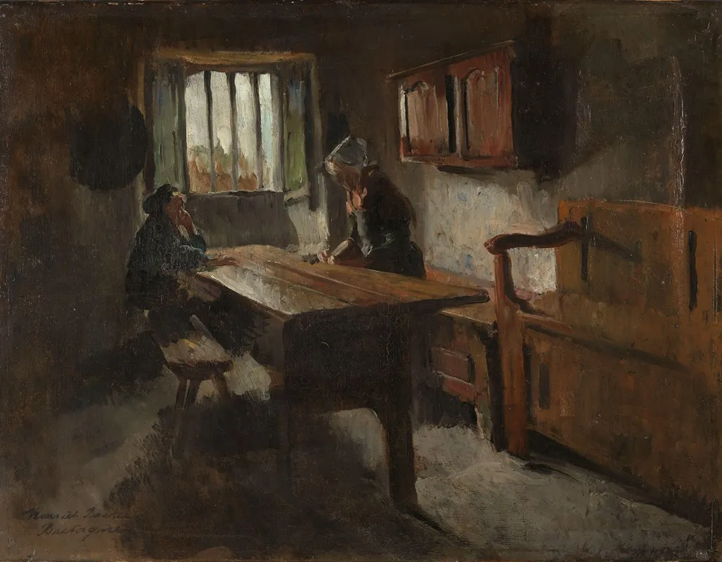Farm Interior From Rochefort En Terre Brittany
