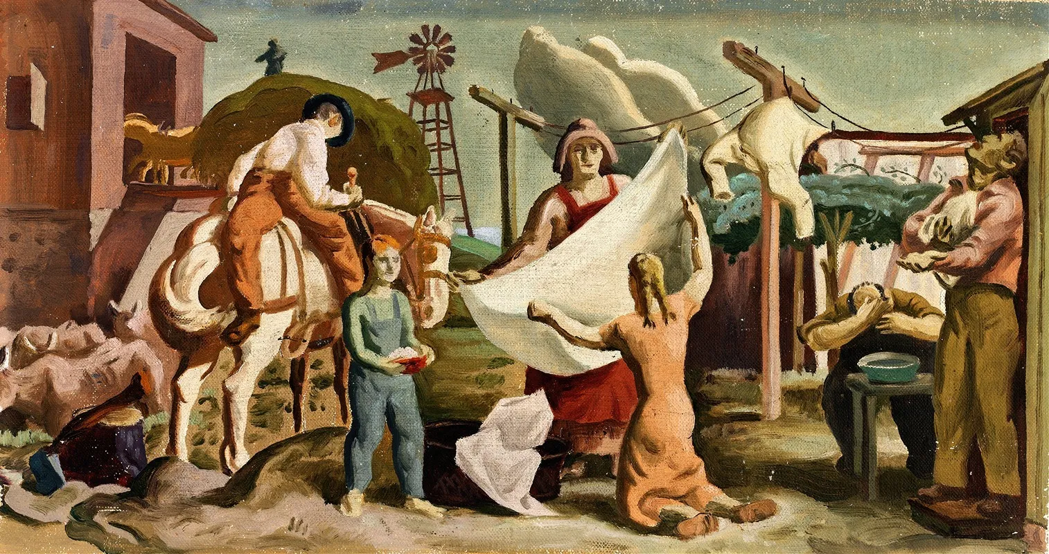 Farm Life Mural Study