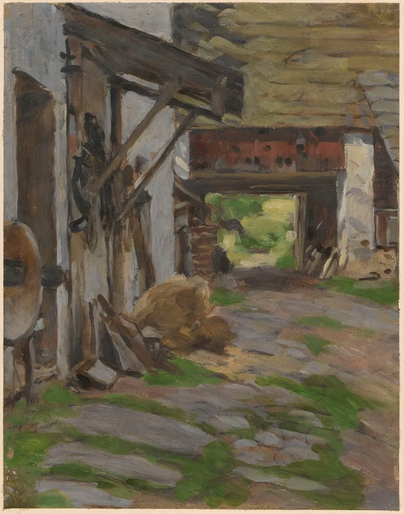 Farm Yard 2 Wall Art by Johannes Graf - High-Resolution Digital Print