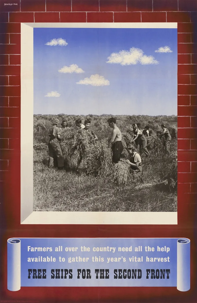 Farmers All Over The Country Need All The Help Available To Gather This Years Vital Harvest Wall Art by Beverly Pick - High-Resolution Digital Print