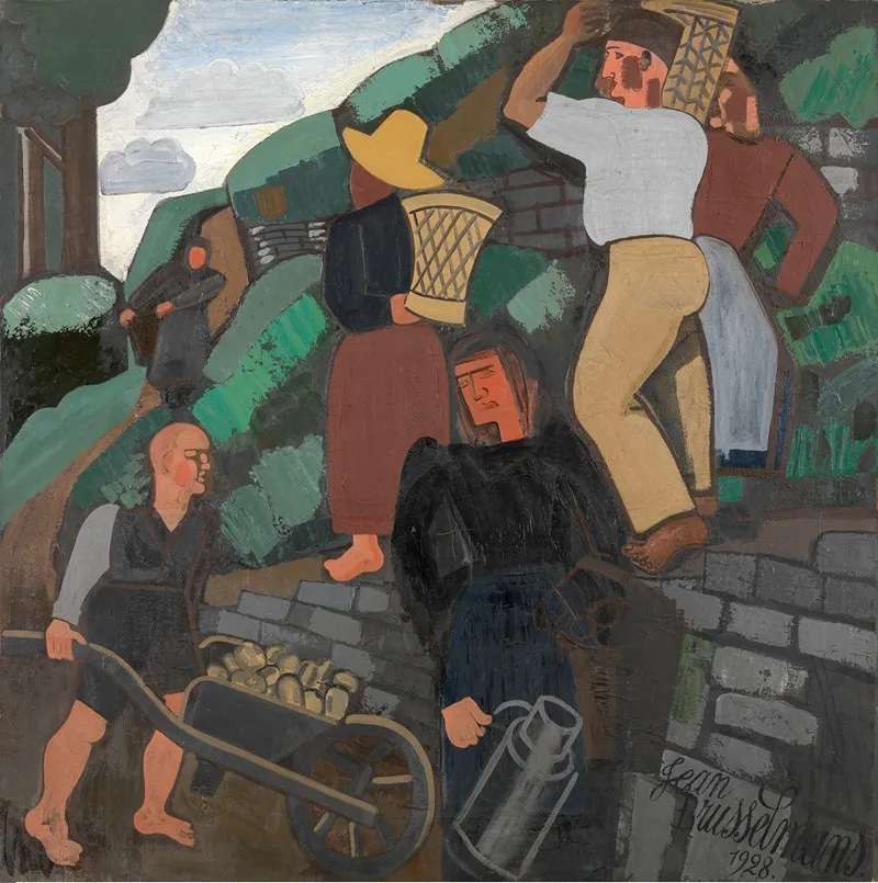 Farmers Wall Art by Jean Brusselmans - High-Resolution Digital Print