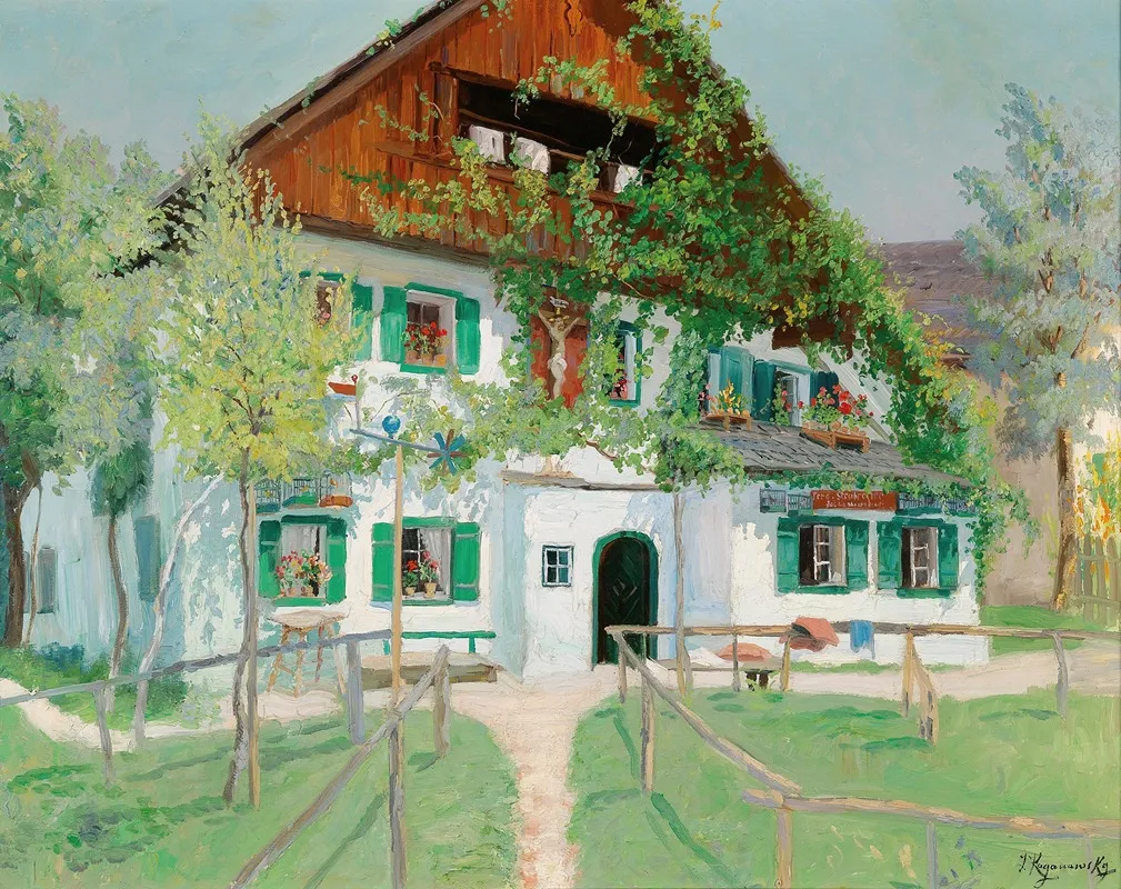 Farmhouse In The Summer Light