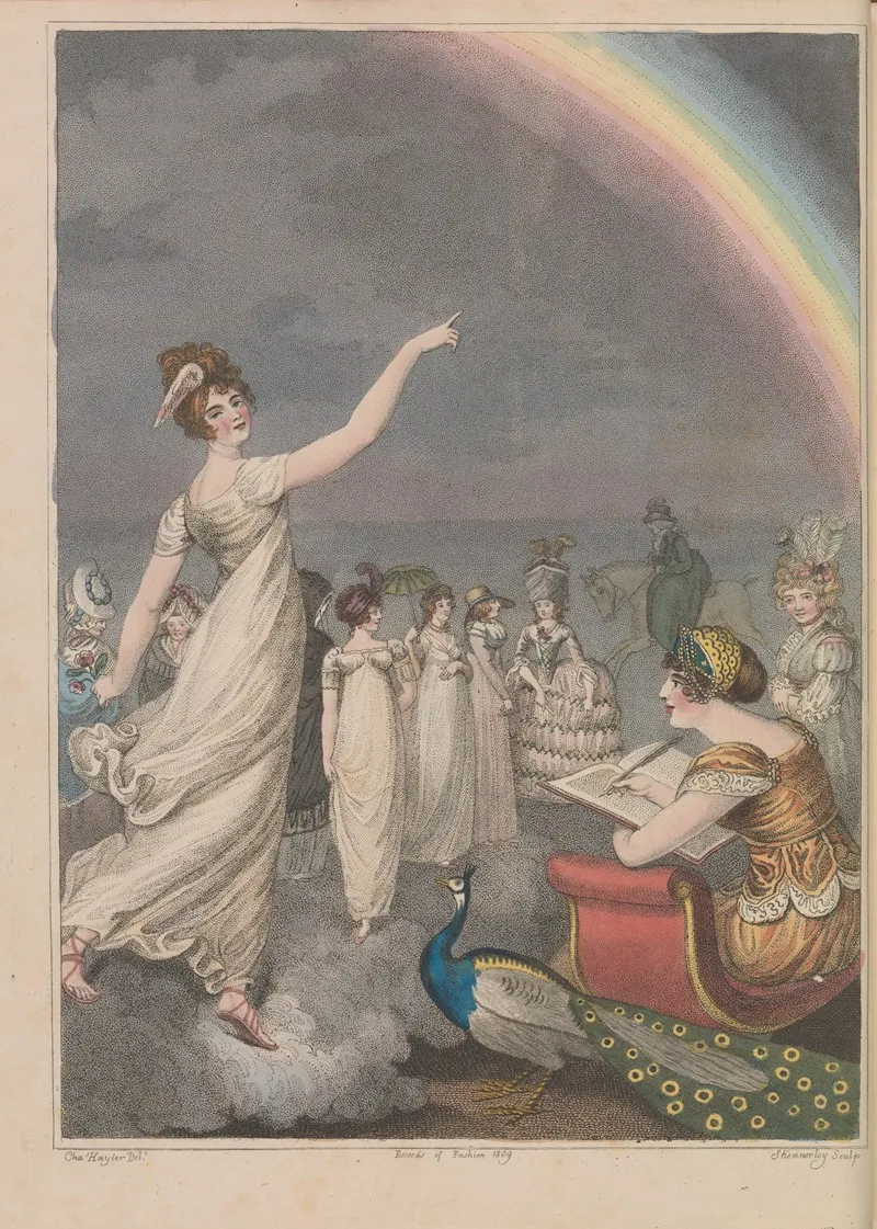 Fashion And Court Elegance Wall Art by Mrs Fiske - High-Resolution Digital Print