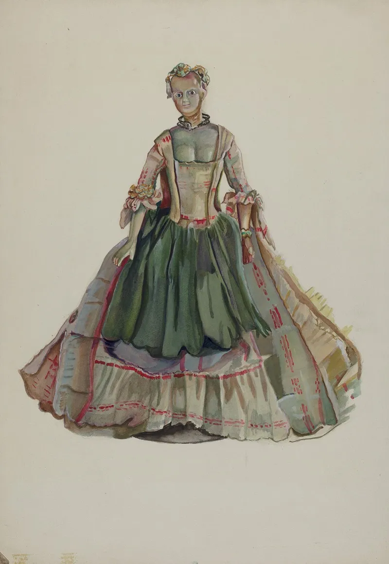 Fashion Doll Wall Art by Gwyneth King - High-Resolution Digital Print