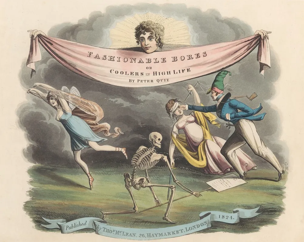 Fashionable Bores Or Coolers In High Life Title Page