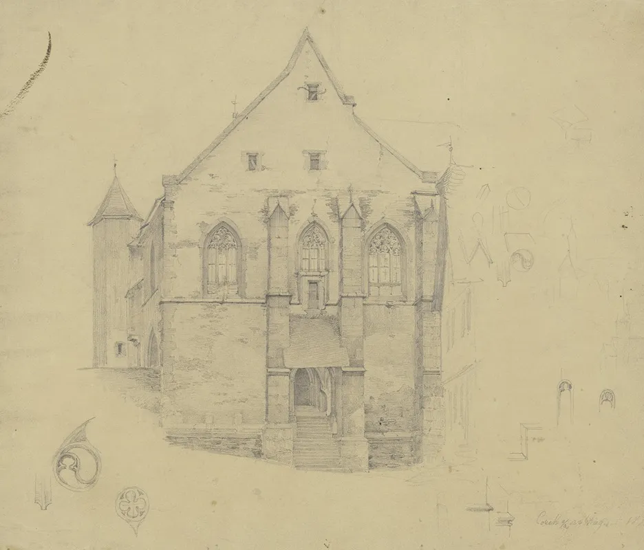 Fassade Von St Martin In Lorch Am Rhein