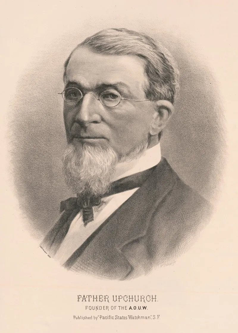 Father Upchurch Founder Of The A O U W Wall Art by Henry Steinegger - High-Resolution Digital Print