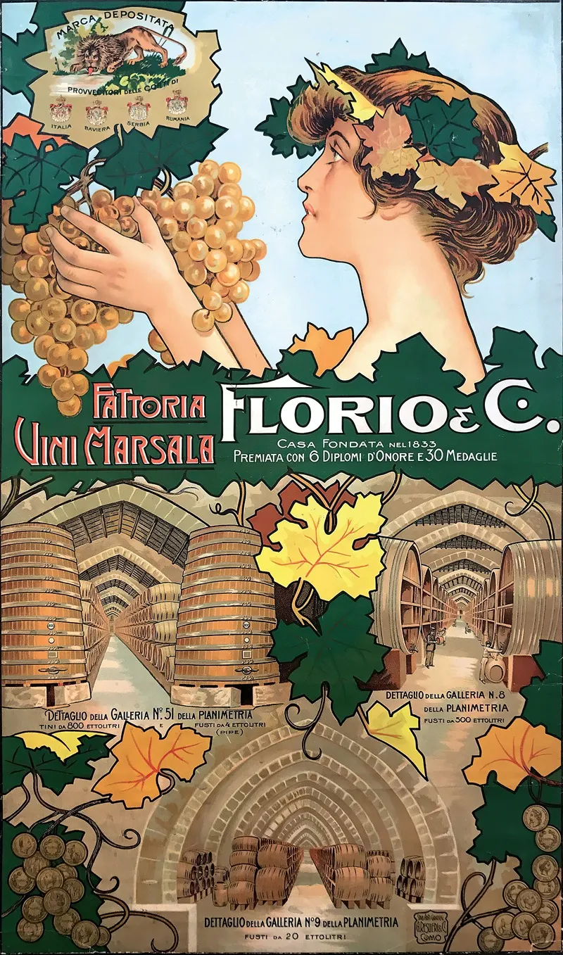 Fattoria Vini Marsala Florio C Wall Art by Anonymous - High-Resolution Digital Print