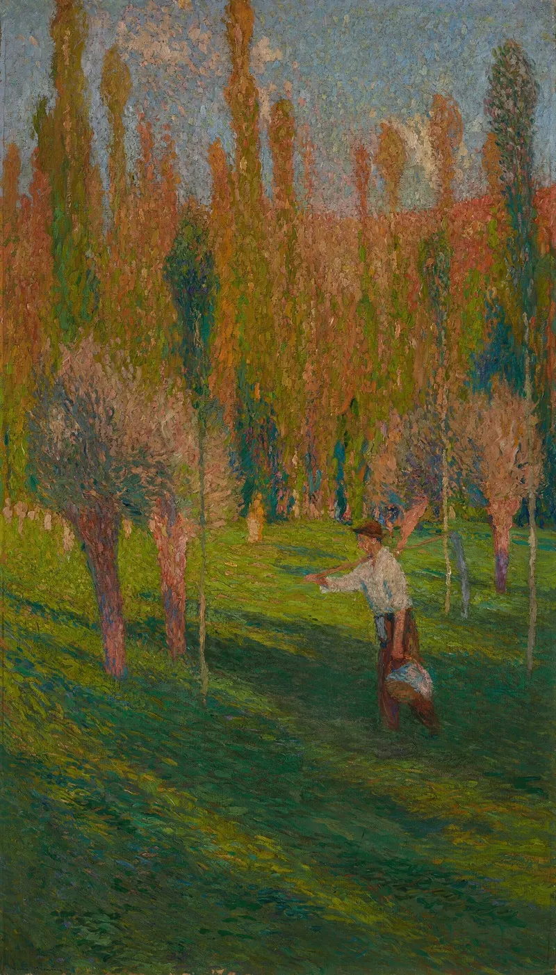 Faucheur Rentrant Du Travail Le Moissonneur Wall Art by Henri Martin - High-Resolution Digital Print