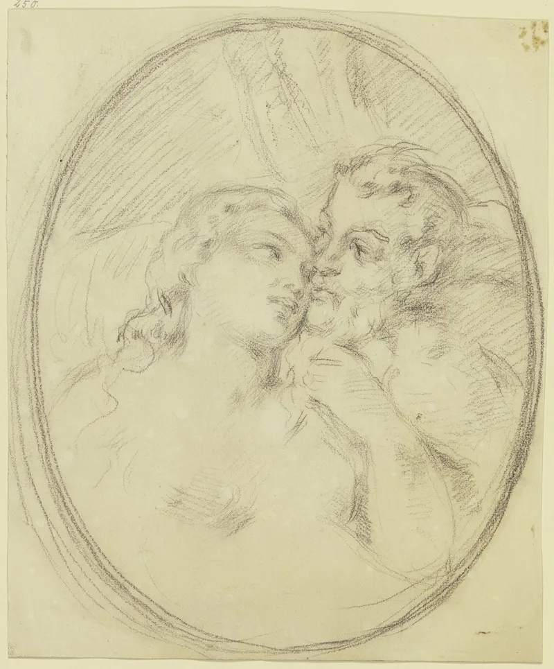Faun And Nymph 3 Wall Art by Angilbert Göbel - High-Resolution Digital Print