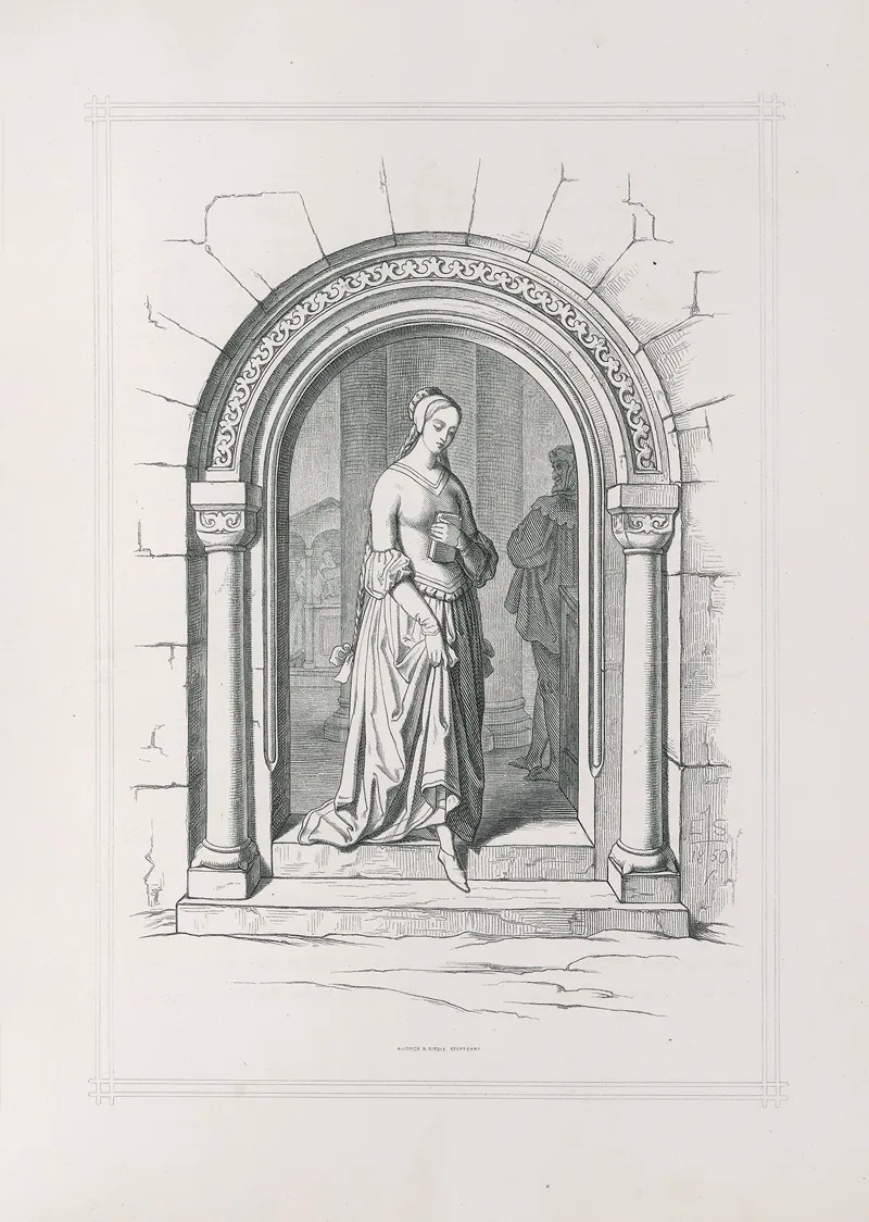 Faust Eine Tragödie Von Goethe Erster Theil Pl 13 Wall Art by Adrian Schleich - High-Resolution Digital Print