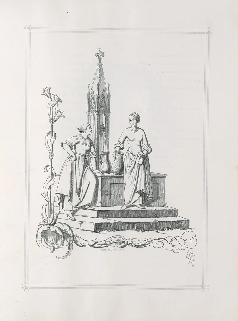 Faust Eine Tragödie Von Goethe Erster Theil Pl 18 Wall Art by Adrian Schleich - High-Resolution Digital Print