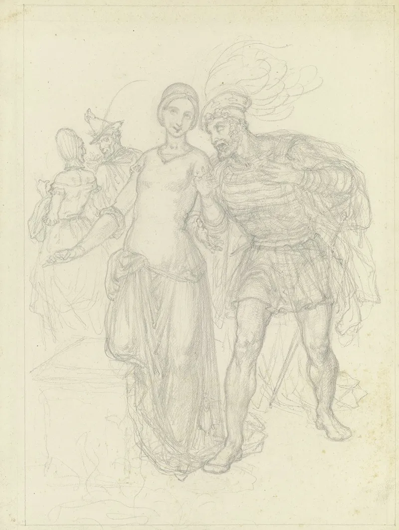 Faust Und Gretchen Im Hintergrund Marthe Und Mephisto 5