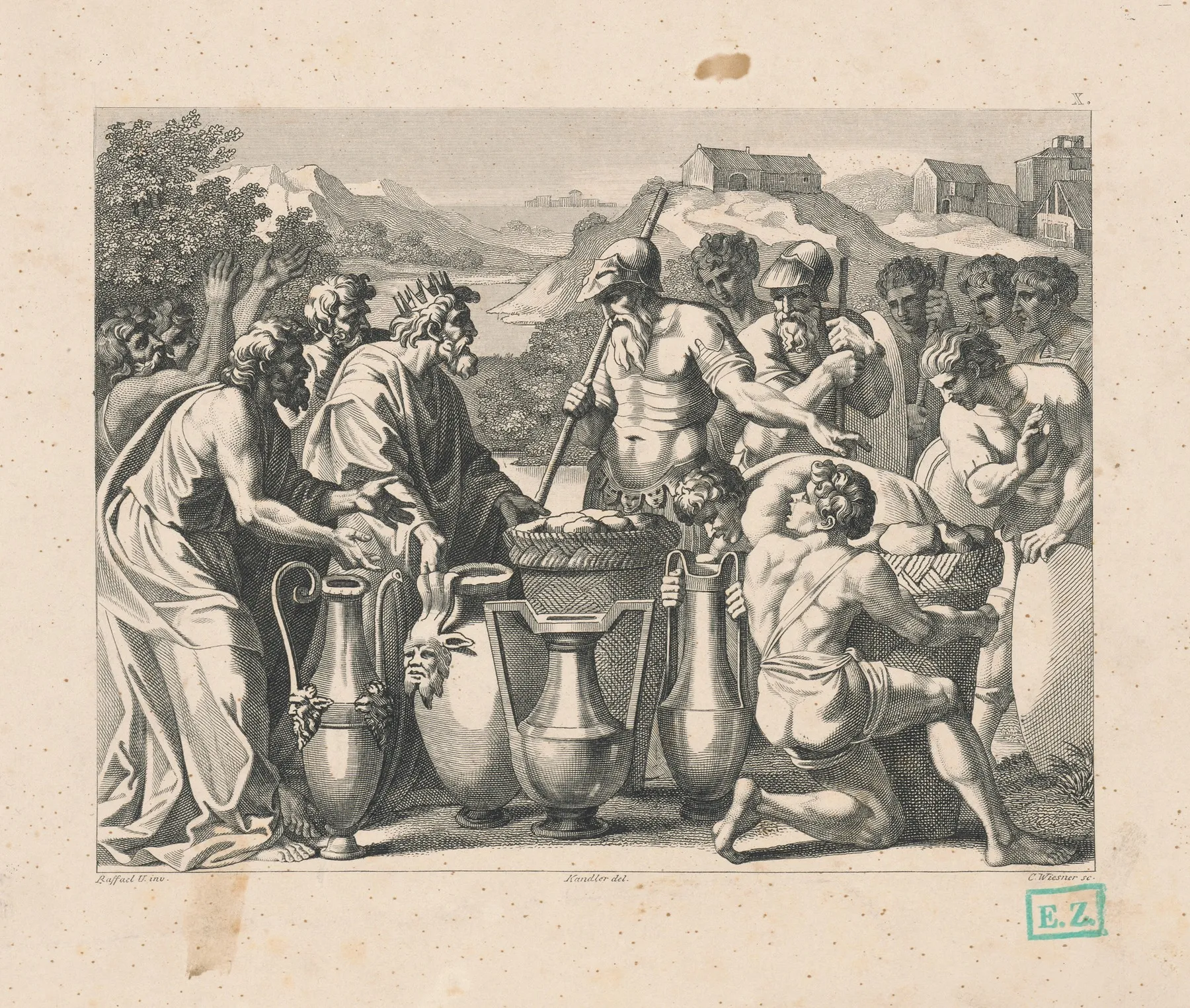 Feast At King Davids Wall Art by Konrád Wiesner - High-Resolution Digital Print