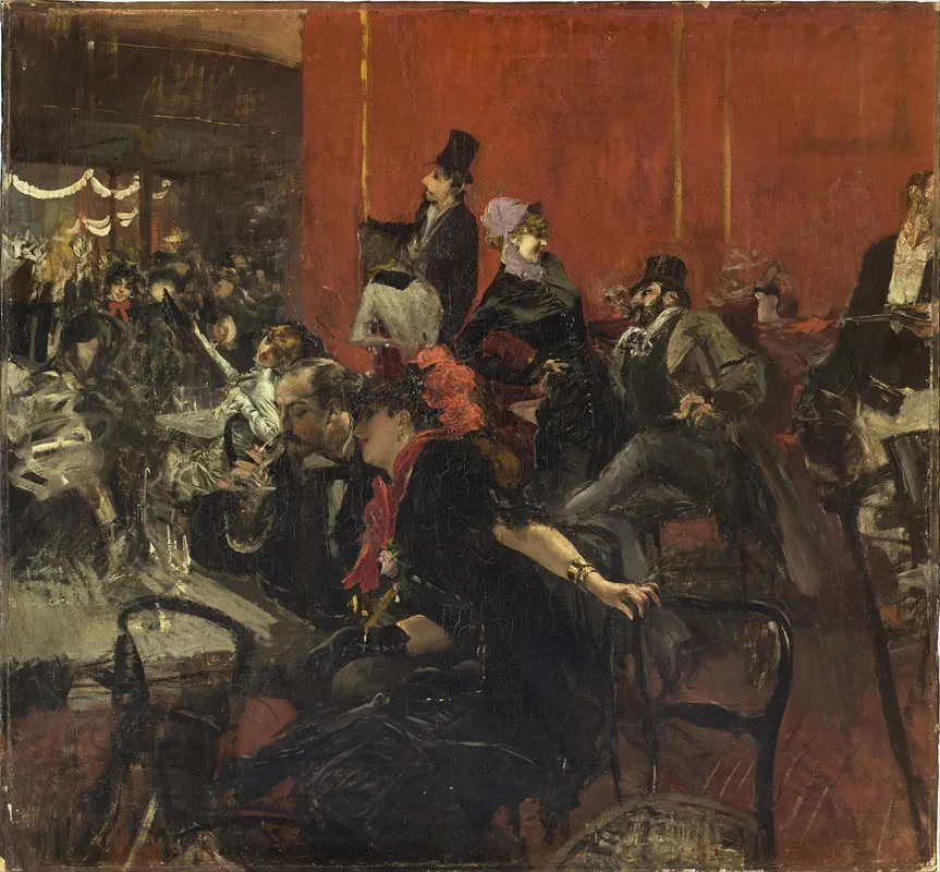 Feast Scene Wall Art by Giovanni Boldini - High-Resolution Digital Print