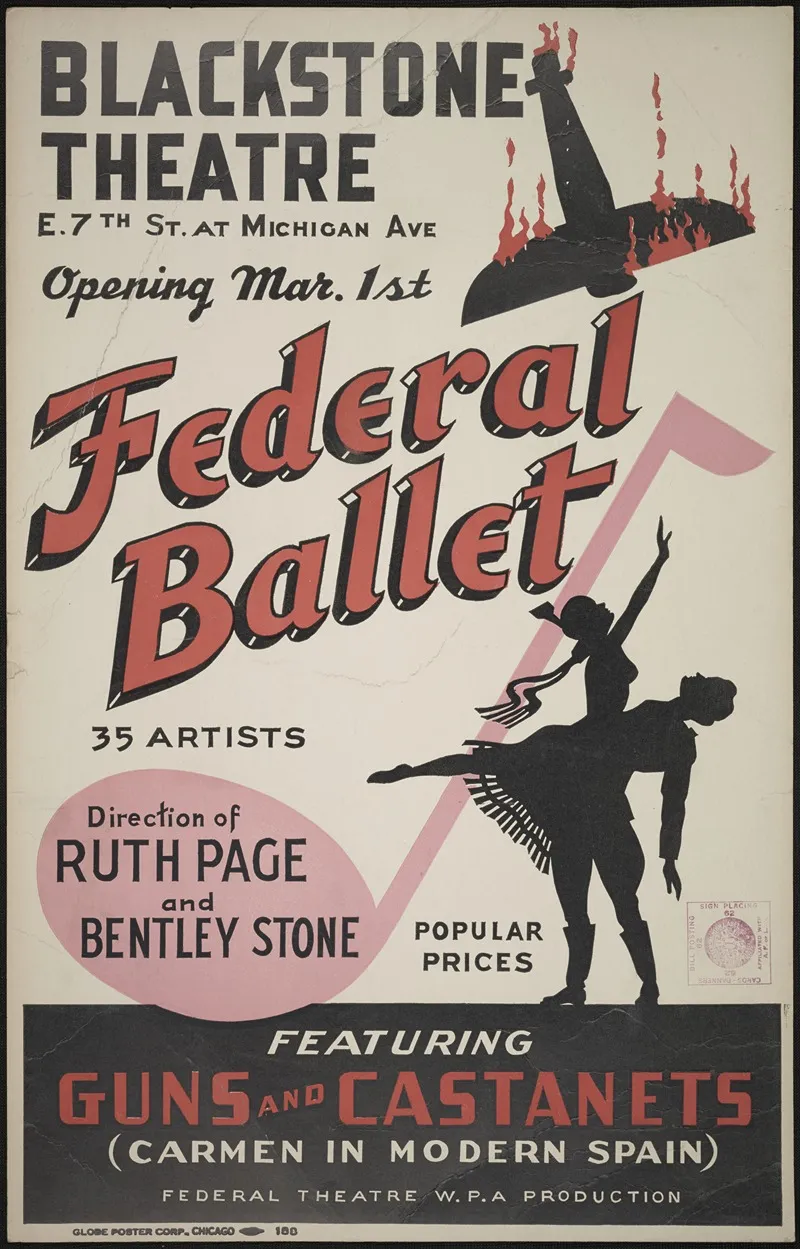 Federal Ballet Wall Art by Anonymous - High-Resolution Digital Print