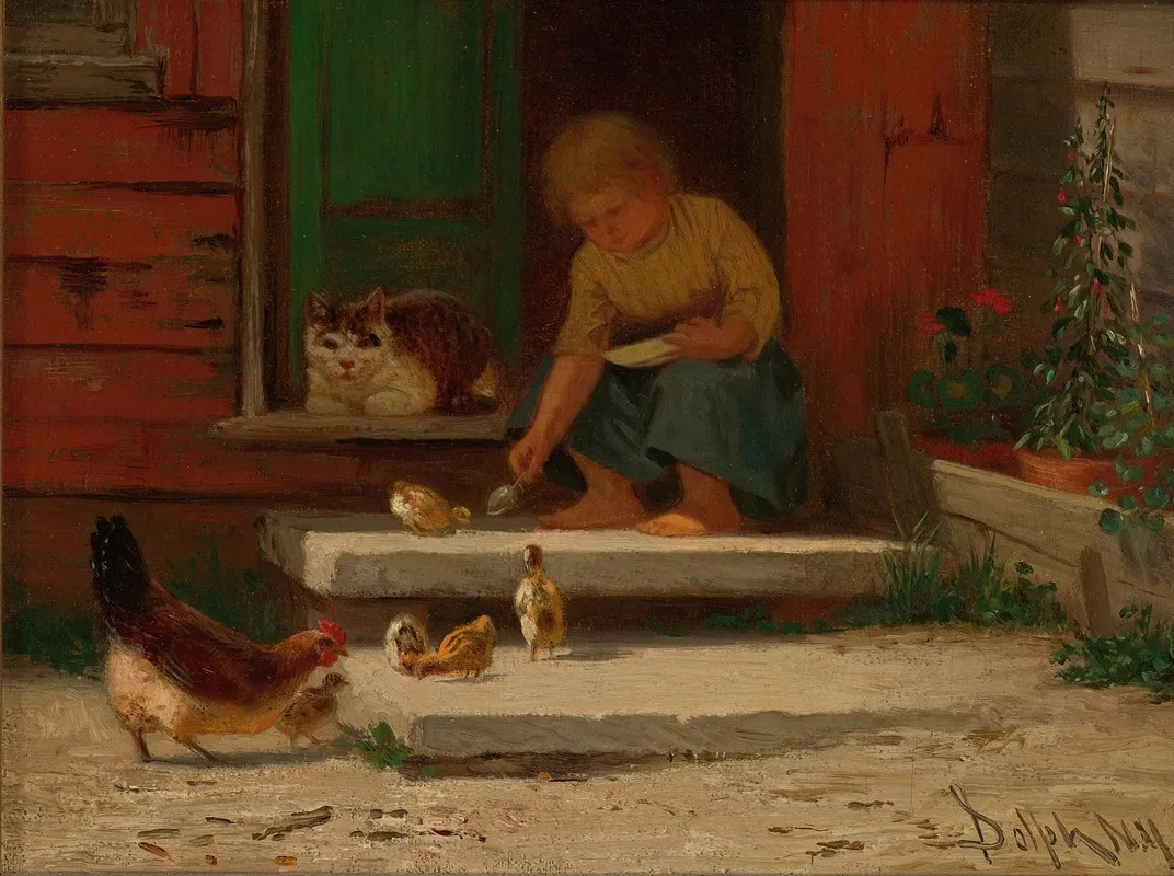 Feeding The Chickens