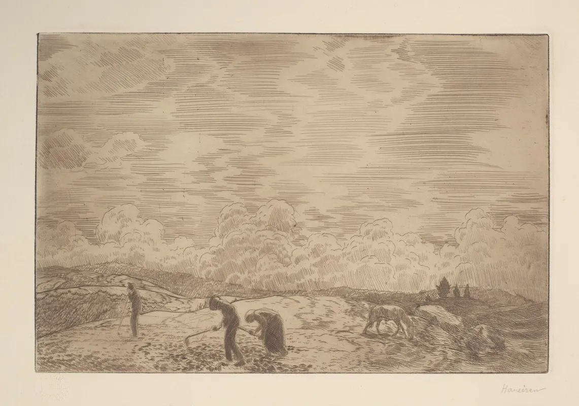 Feldarbeit 2 Wall Art by Albert Haueisen - High-Resolution Digital Print