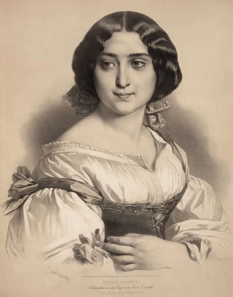 Felicia Wall Art by Emile Lassalle - High-Resolution Digital Print