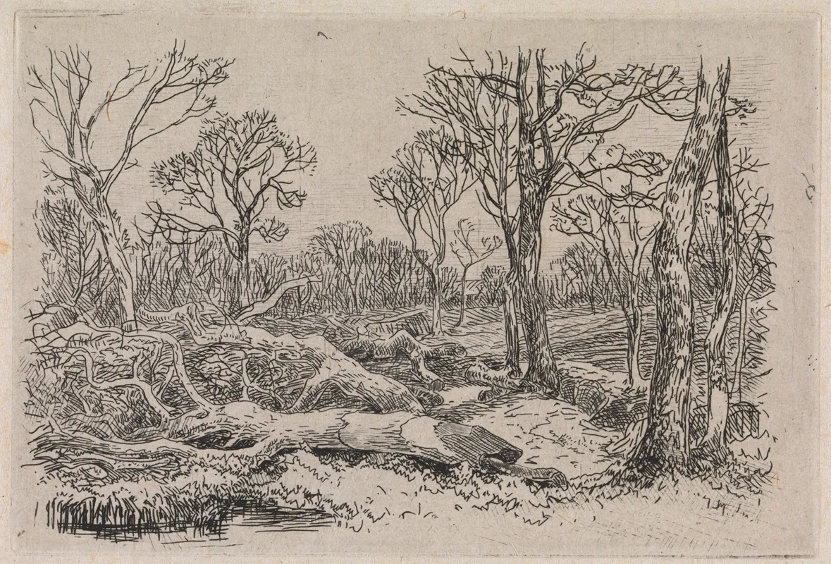 Felled Timber Burningham Wall Art by John Middleton - High-Resolution Digital Print