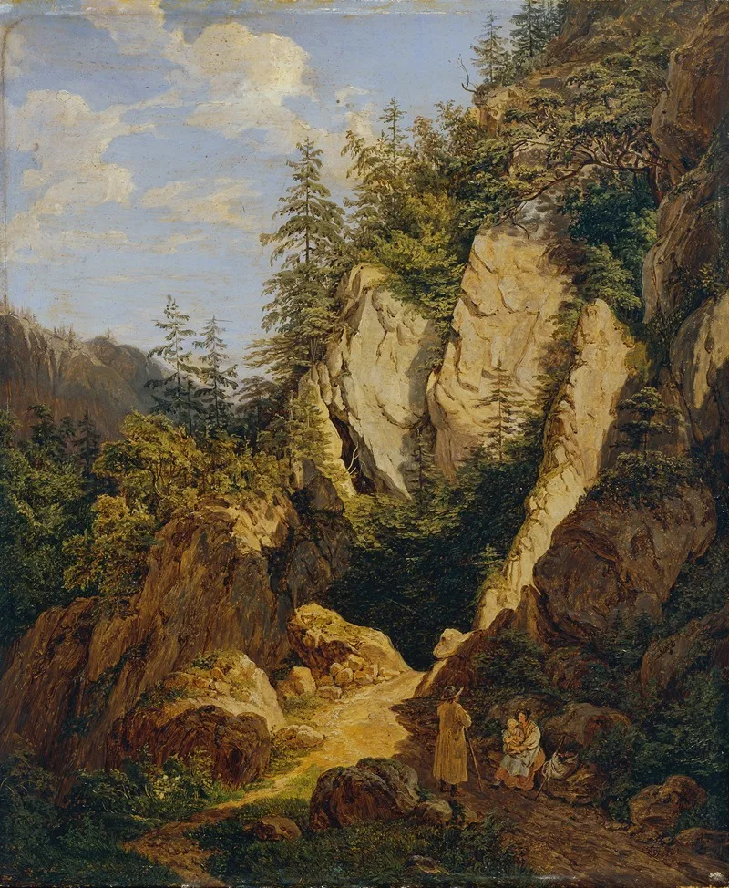 Felsenpartie Bei Schottwien