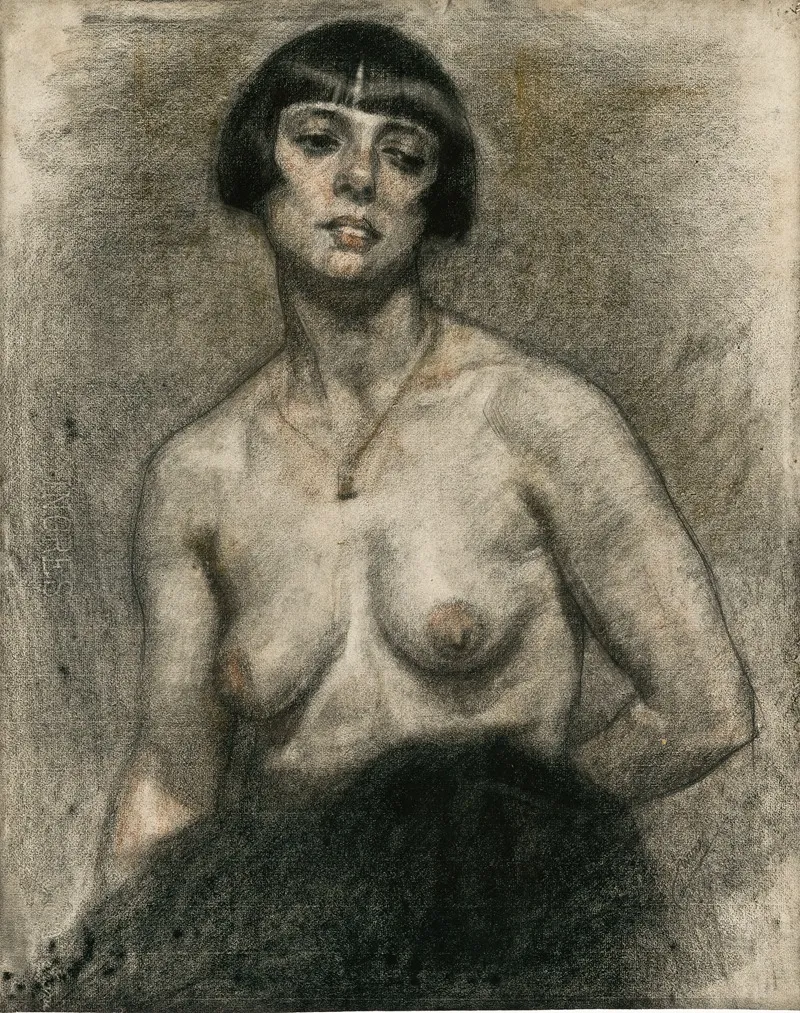 Femal Nude Wall Art by Johannes Hendricus Jurres - High-Resolution Digital Print