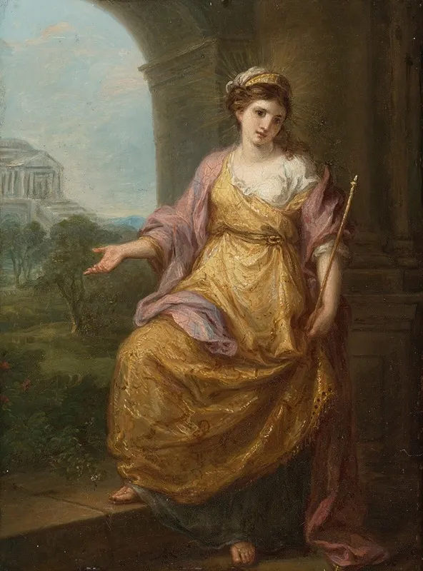 Female Allegory Wall Art by Angelica Kauffmann - High-Resolution Digital Print