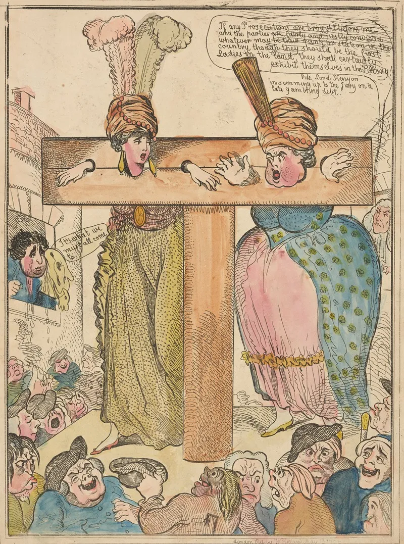 Female Gamblers In The Pillory