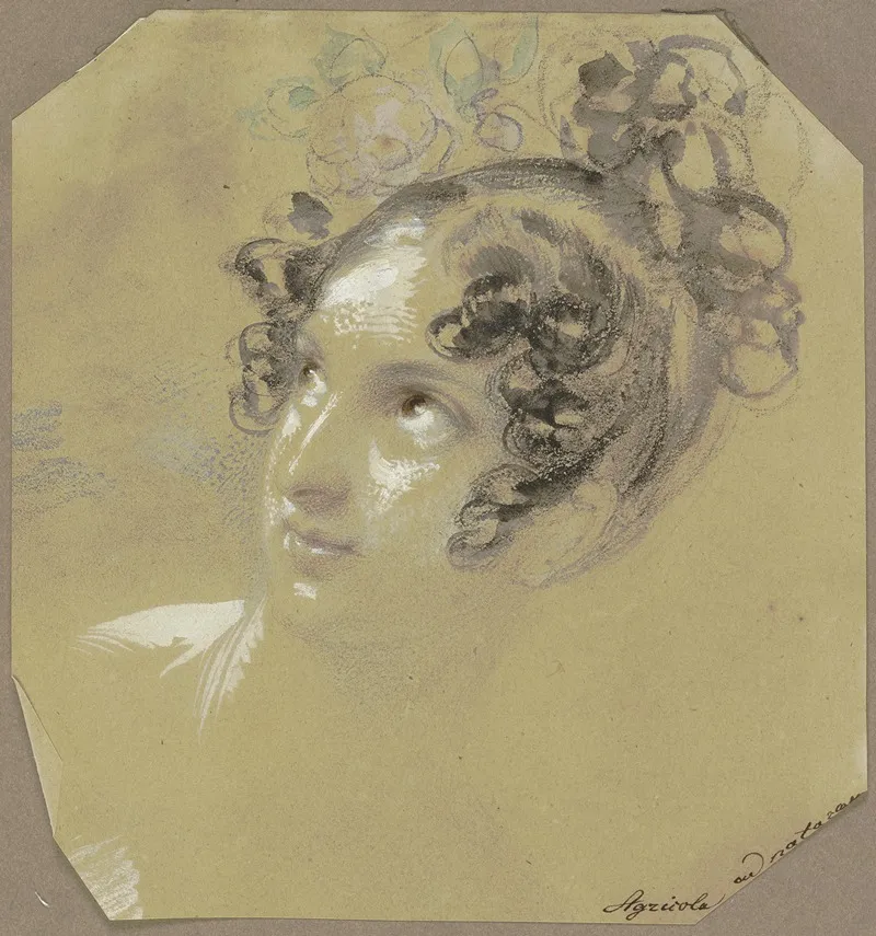 Female Head 10 Wall Art by Karl Agricola - High-Resolution Digital Print