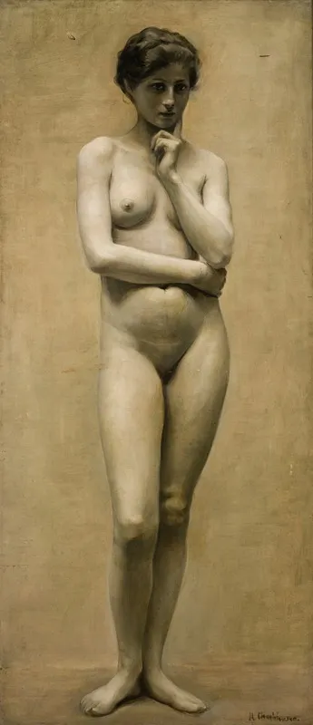 Female Nude 19 Wall Art by Maria Chmielowska - High-Resolution Digital Print