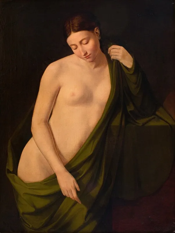 Female Nude 20 Wall Art by Wojciech Korneli Stattler - High-Resolution Digital Print