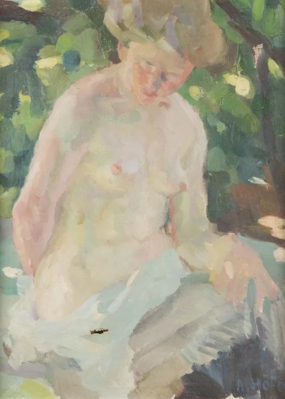 Female Nude 30 Wall Art by Adolf Höfer - High-Resolution Digital Print
