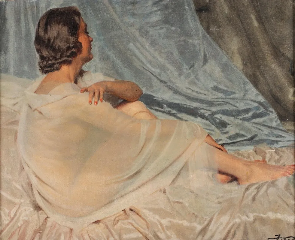 Female Nude 37 Wall Art by Maurice Joron - High-Resolution Digital Print