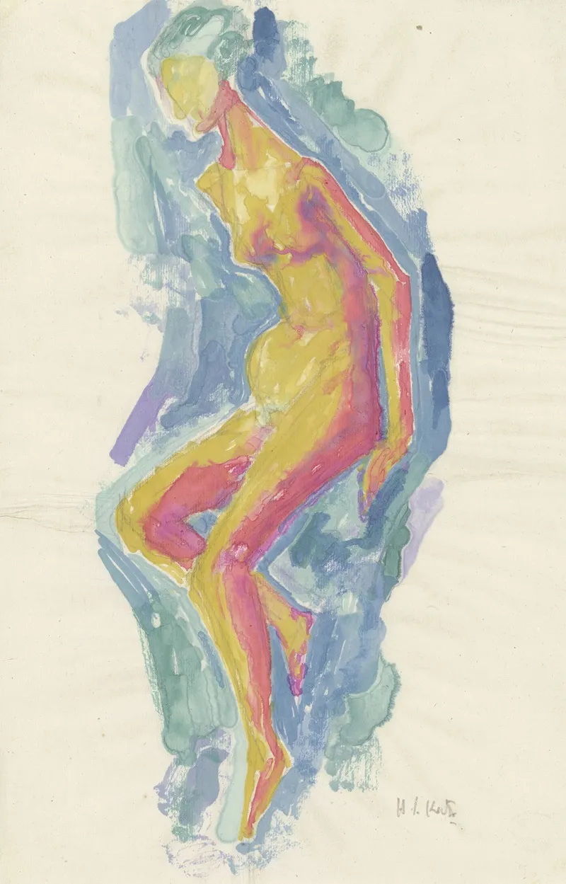 Female Nude 61 Wall Art by Hanns Ludwig Katz - High-Resolution Digital Print