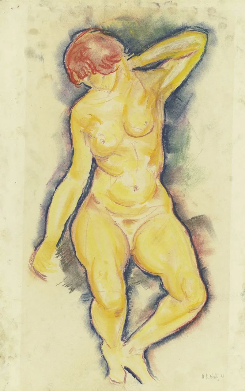 Female Nude 62 Wall Art by Hanns Ludwig Katz - High-Resolution Digital Print