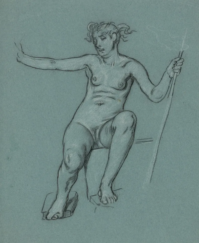 Female Nude Seated 4