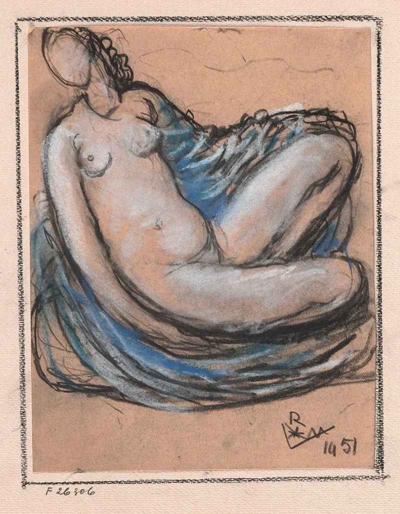 Female Nude Sitting 3