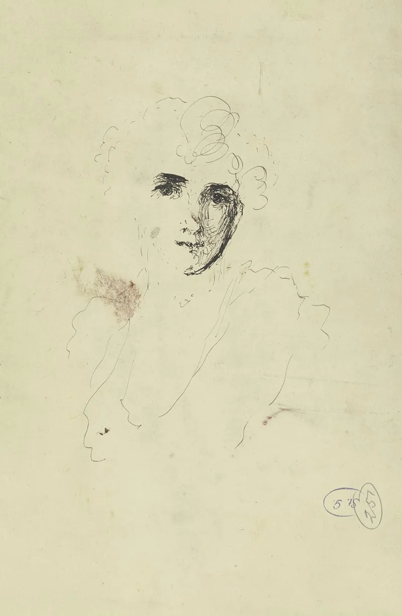 Female Portrait 13 Wall Art by Jules Lunteschütz - High-Resolution Digital Print