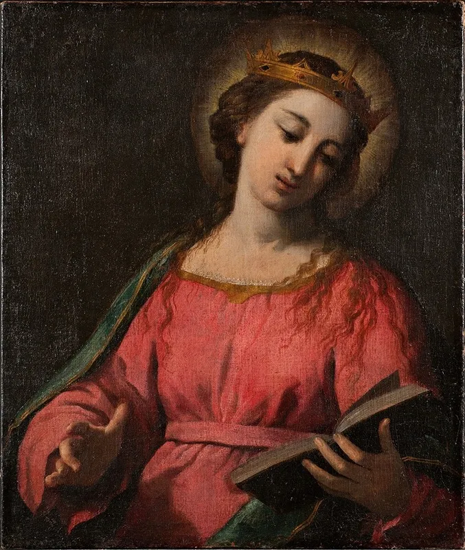 Female Saint Wall Art by Scarsellino - High-Resolution Digital Print