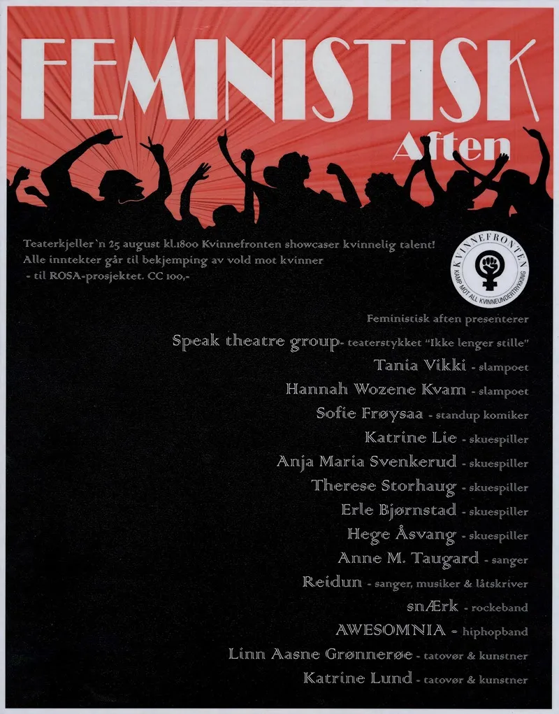 Feministisk Aften Wall Art by Kvinnefronten (The Women's Front) - High-Resolution Digital Print