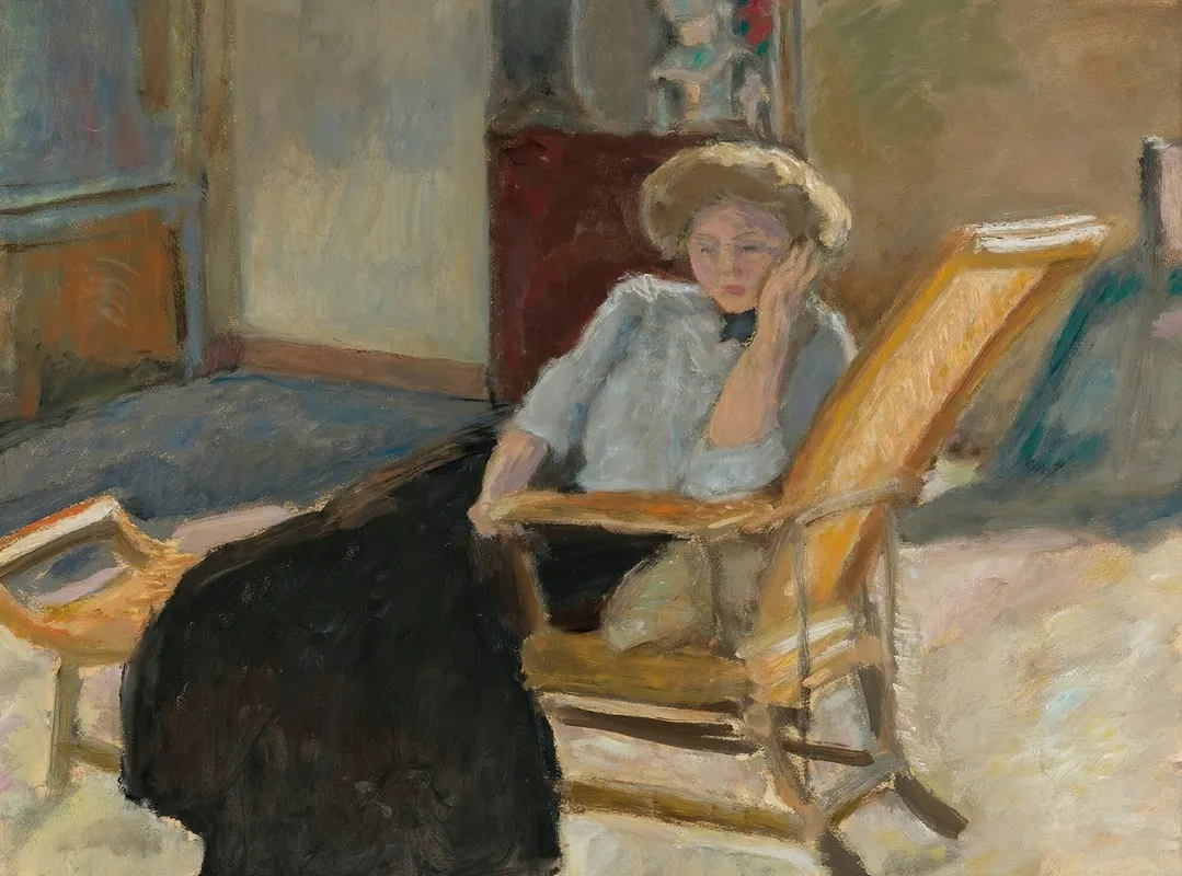 Femme Assise 2 Wall Art by Pierre Bonnard - High-Resolution Digital Print