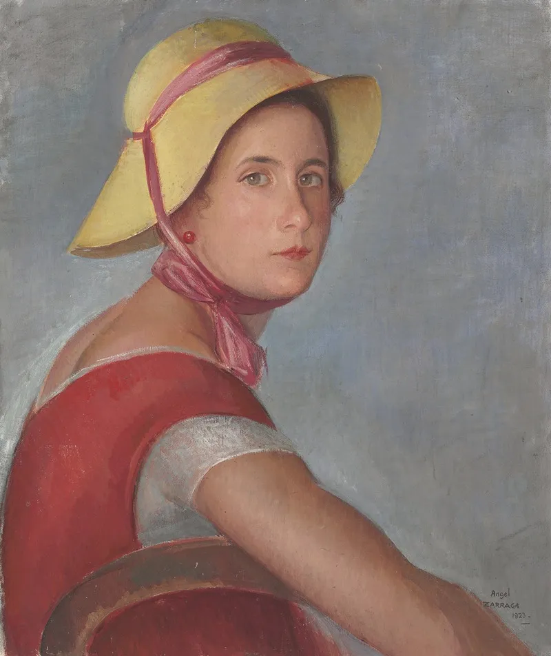 Femme Au Chapeau Portrait Of Jeannette Ivanoff